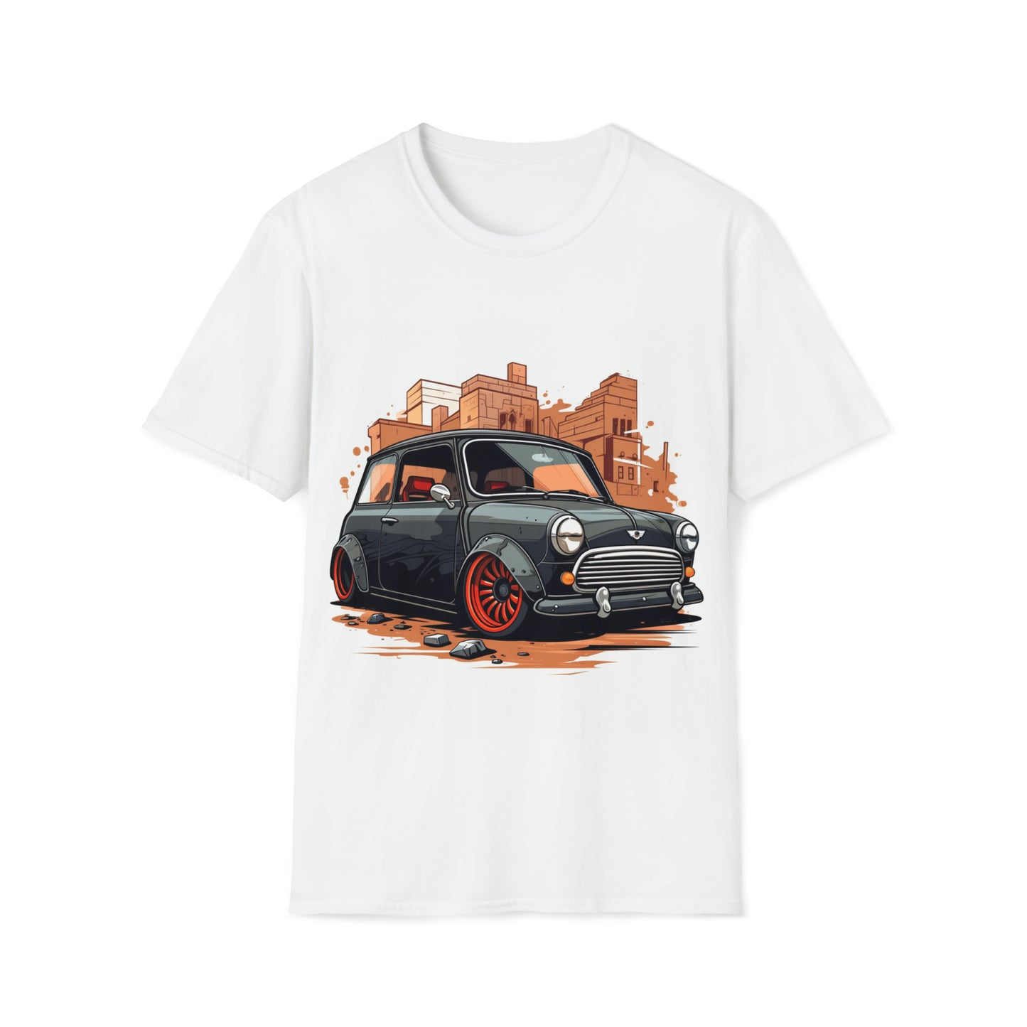 Vintage Vibe 🚗✨: Classic Mini Tee!